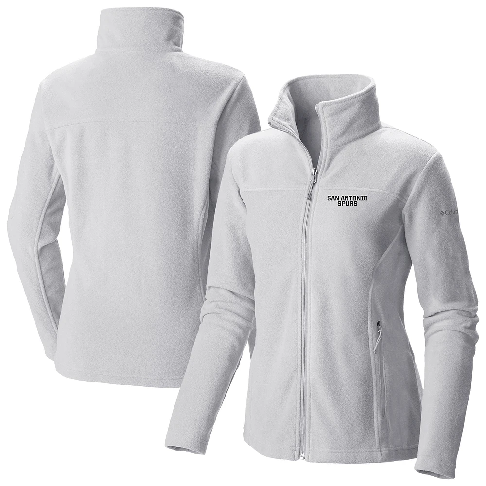 Women's Columbia San Antonio Spurs Give & Go II Fleece Full-Zip Jacket