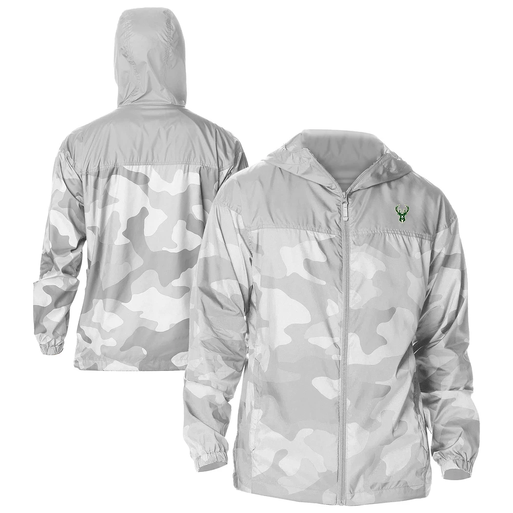 Men's Columbia Milwaukee Bucks Flash Challenger Windbreaker Jacket