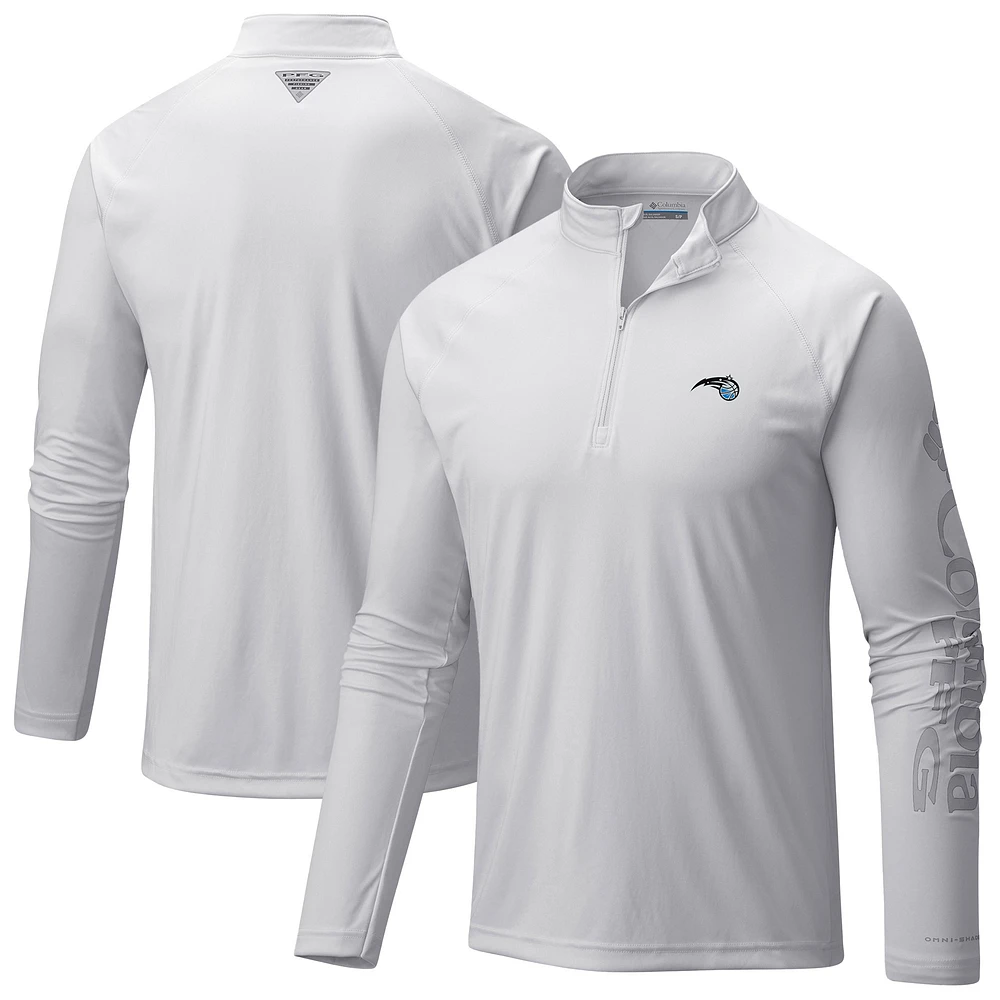 Men's Columbia Orlando Magic PFG Terminal Tackle Quarter-Zip Top