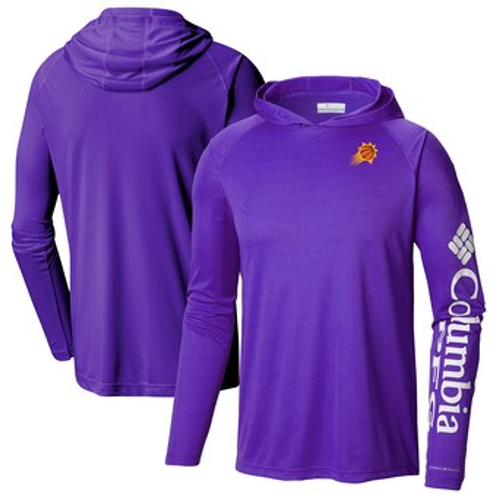 Men's Columbia Purple Phoenix Suns PFG Super Terminal Tackle Hoodie