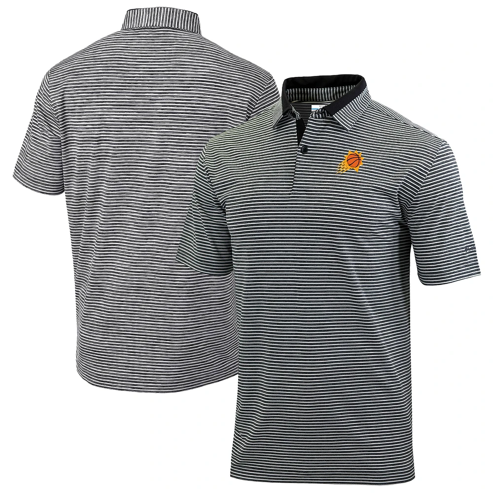 Men's Columbia Black Phoenix Suns Omni-Wick Golden Hills Polo