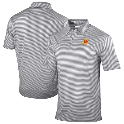 Men's Columbia Gray Phoenix Suns Omni-Wick Golden Hills Polo