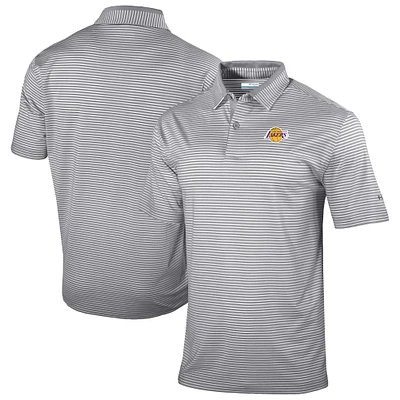 Men's Columbia Los Angeles Lakers Omni-Wick Golden Hills Polo