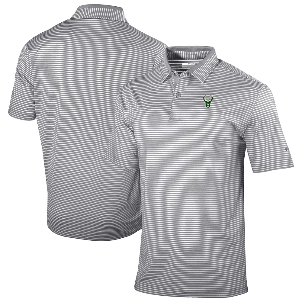 Men's Columbia Milwaukee Bucks Omni-Wick Golden Hills Polo