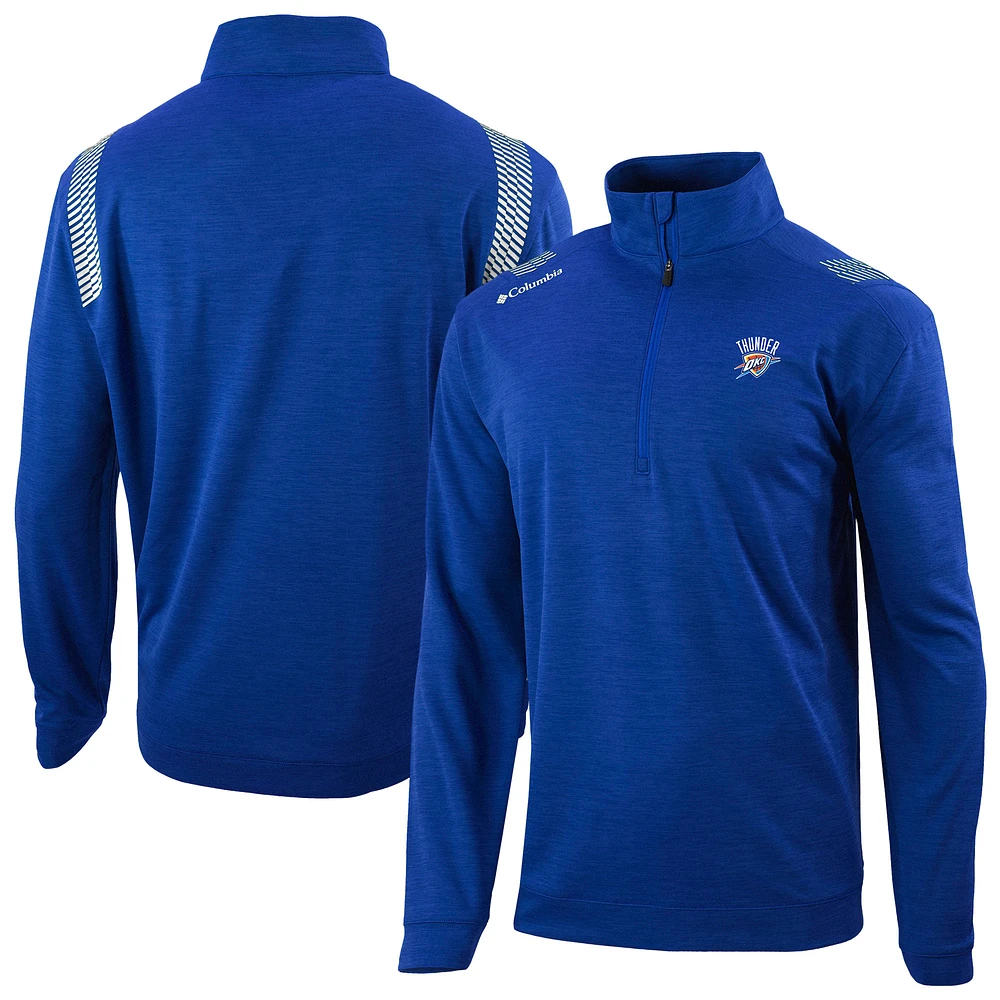 Men's Columbia Oklahoma City Thunder Oakland Downs Omni-Wick Quarter-Zip Top