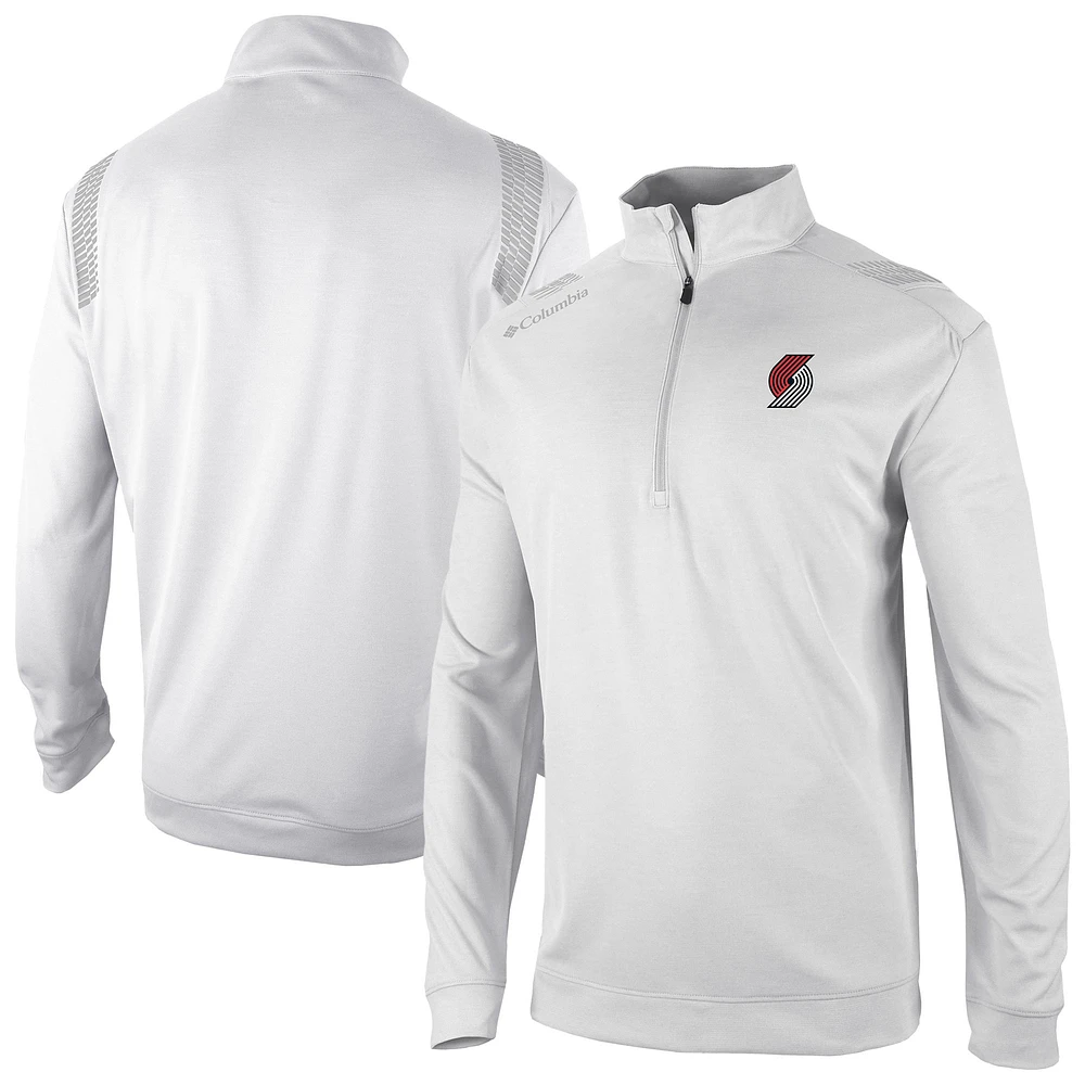 Men's Columbia Portland Trail Blazers Oakland Downs Omni-Wick Quarter-Zip Top