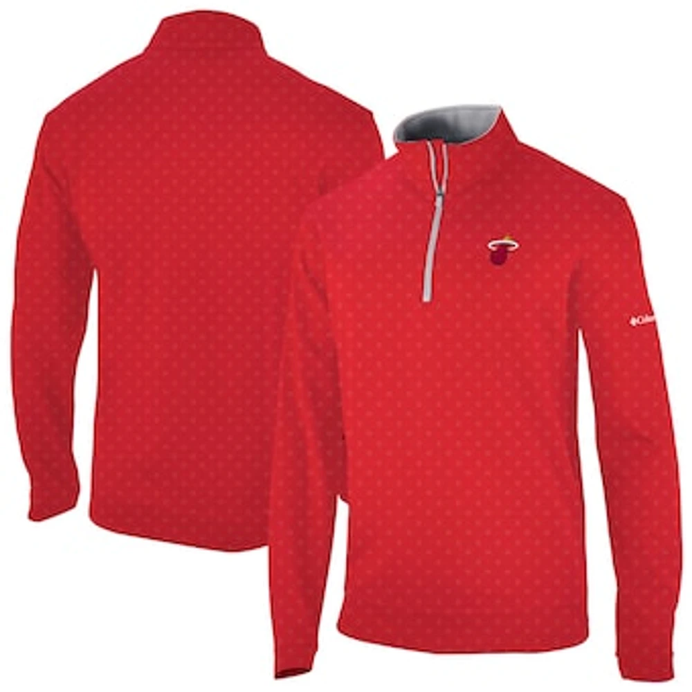 Men's Columbia Miami Heat Wickham Hills Omni-Wick Quarter-Zip Jacket