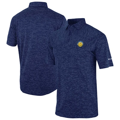 Men's Columbia Navy Memphis Grizzlies Omni-Wick Heading Out Polo