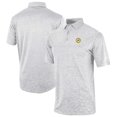 Men's Columbia Gray Indiana Pacers Omni-Wick Heading Out Polo