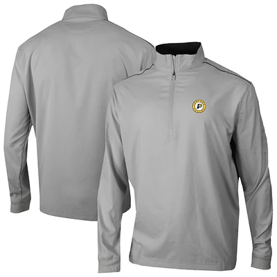 Men's Columbia Gray Indiana Pacers Omni-Wick Bogey's Paradise Quarter-Zip Top