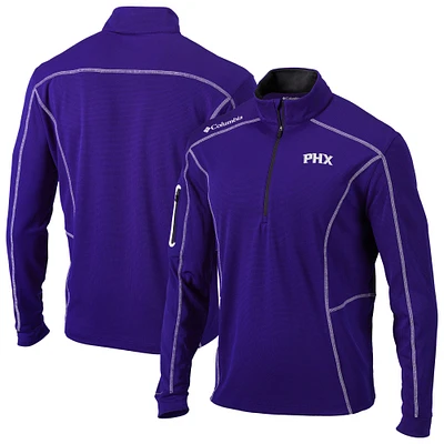 Men's Columbia Purple Phoenix Suns Omni-Wick Shotgun Quarter-Zip Jacket