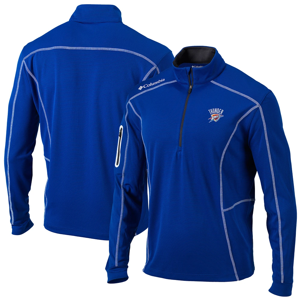 Men's Columbia Oklahoma City Thunder Omni-Wick Shotgun Quarter-Zip Jacket