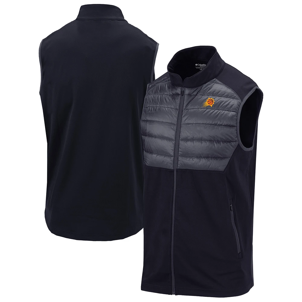 Men's Columbia Black Phoenix Suns Omni-Wick The Element Full-Zip Vest