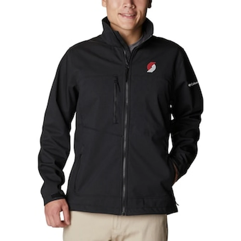 Men's Columbia Black Portland Trail Blazers Ascender II Full-Zip Jacket