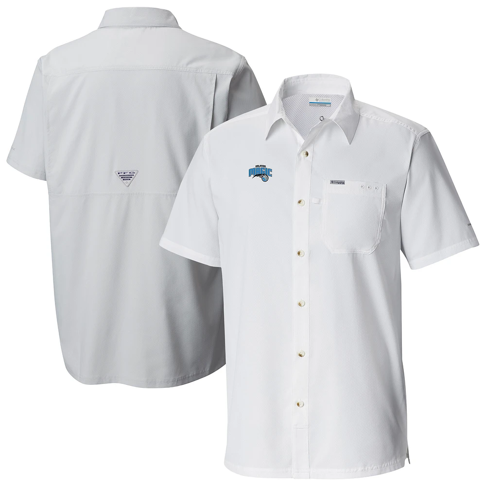 Men's Columbia Orlando Magic Slack Tide Camp Button-Up Shirt