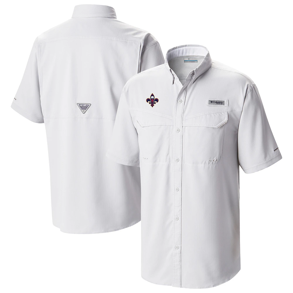 Men's Columbia New Orleans Pelicans Omni-Wick Low Drag Offshore Button-Up Shirt