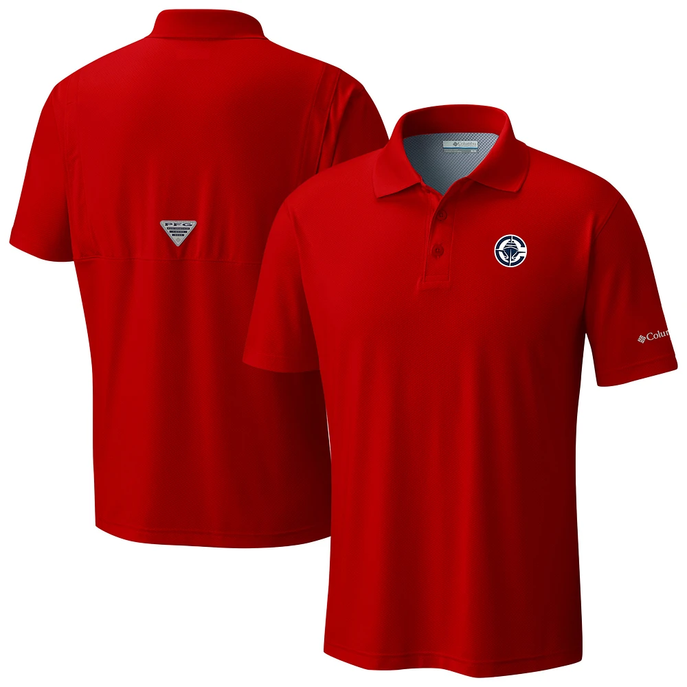 Men's Columbia Red LA Clippers Low Drag Offshore Polo