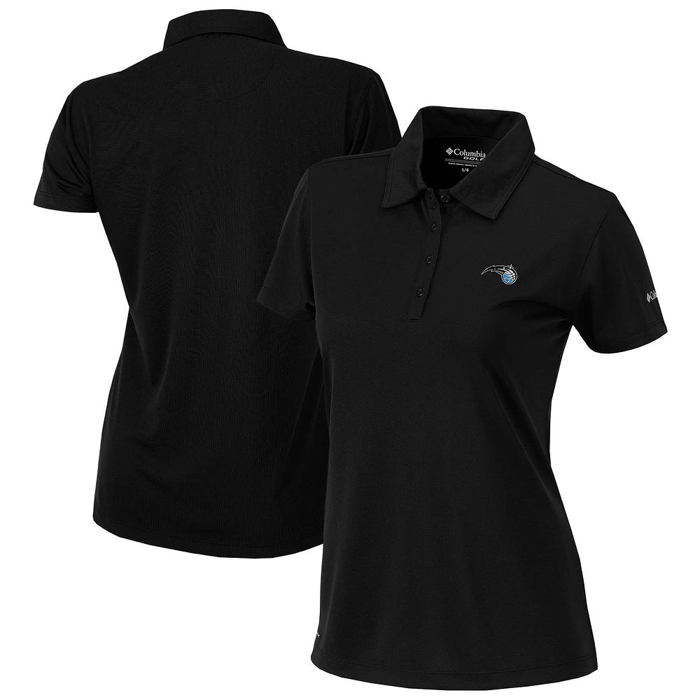 Women's Columbia Black Orlando Magic Omni-Wick Birdie Polo