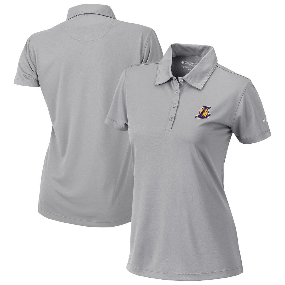 Women's Columbia Los Angeles Lakers Omni-Wick Birdie Polo