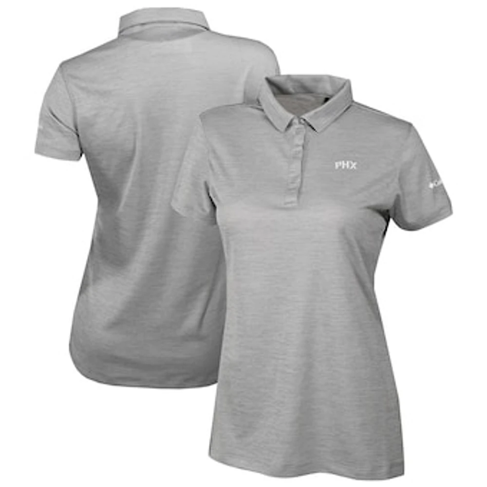 Women's Columbia Gray Phoenix Suns Omni-Wick Set II Polo