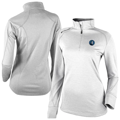 Women's Columbia Minnesota Timberwolves Omni-Wick Shotgun Quarter-Zip 2.0 Pullover
