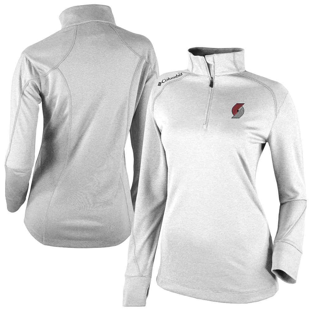 Women's Columbia Portland Trail Blazers Omni-Wick Shotgun Quarter-Zip 2.0 Pullover