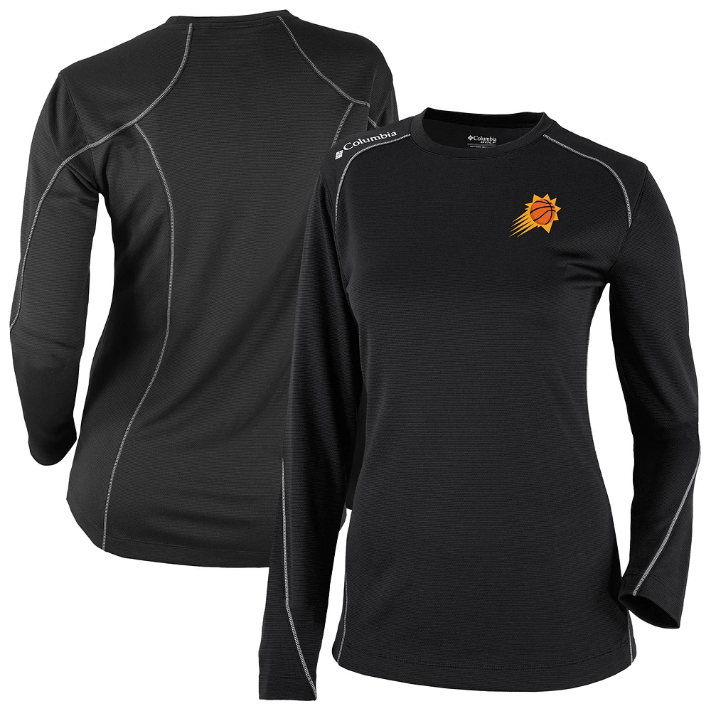 Men's Columbia Black Phoenix Suns Omni-Wick Shotgun Long Sleeve Top