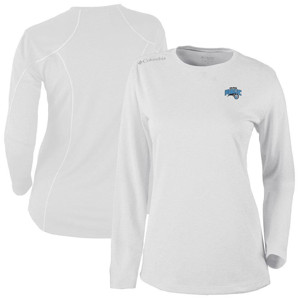 Men's Columbia Orlando Magic Omni-Wick Shotgun Long Sleeve Top