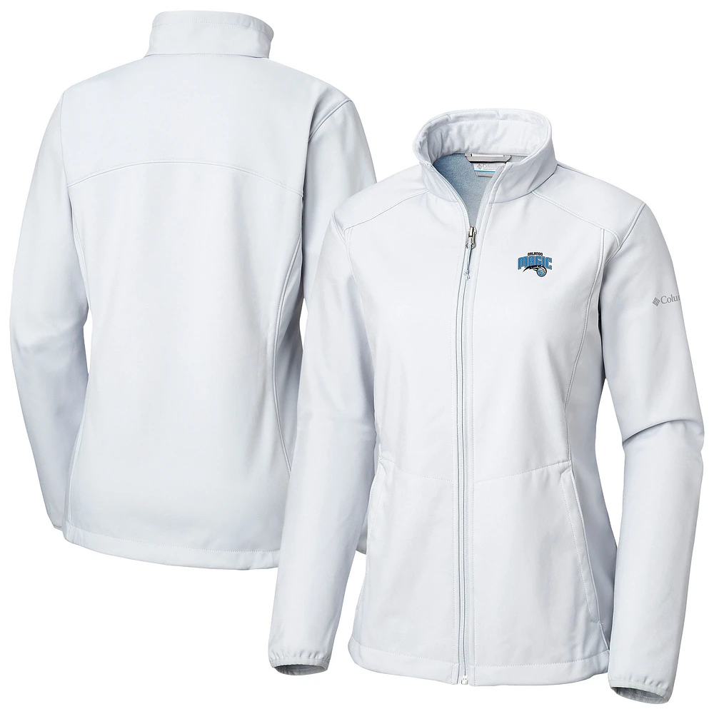 Women's Columbia White Orlando Magic Kruser Ridge II Full-Zip Jacket