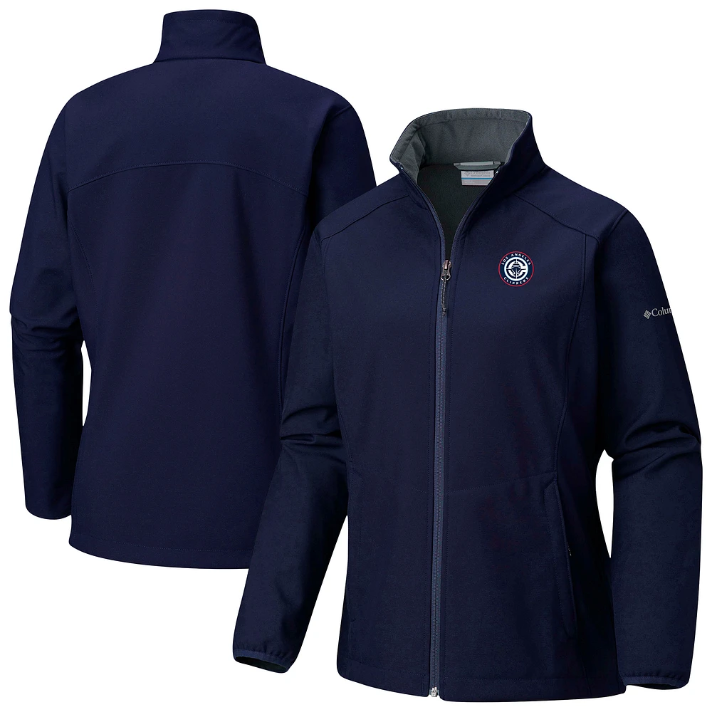 Women's Columbia Navy LA Clippers Kruser Ridge II Full-Zip Jacket