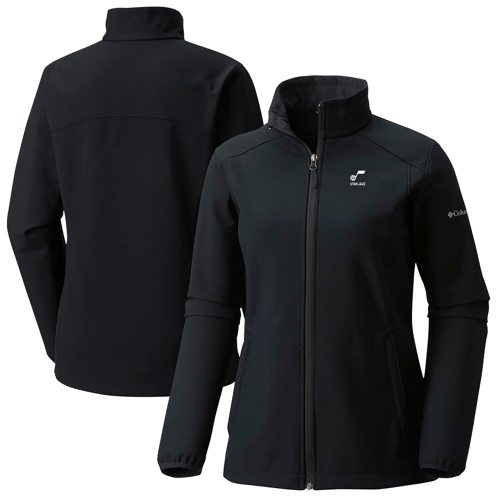 Women's Columbia Black Utah Jazz Kruser Ridge III Full-Zip Jacket