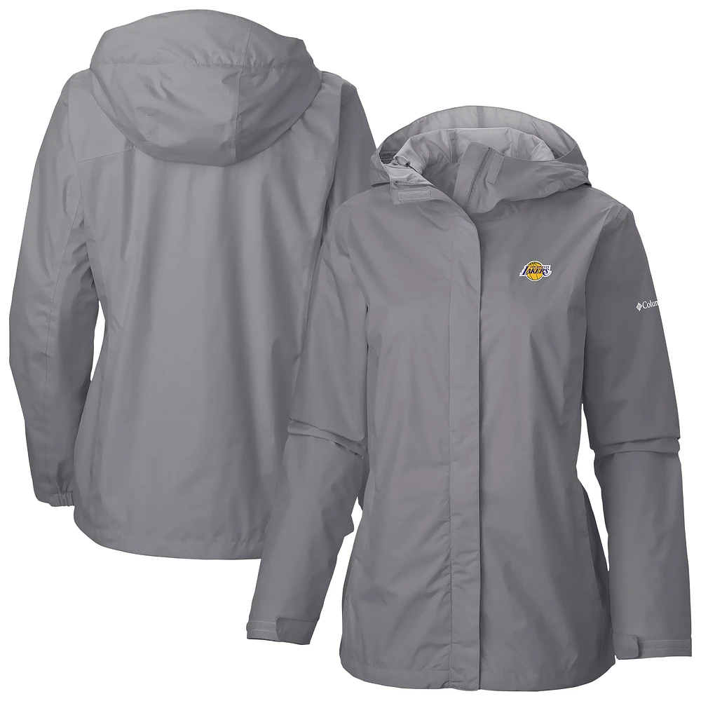 Women's Columbia Los Angeles Lakers Arcadia Full-Zip Rain Jacket