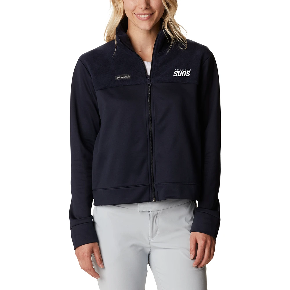 Women's Columbia Phoenix Suns Omni-Wick Cropped River Fleece Full-Zip Jacket