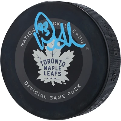Doug Gilmour Toronto Maple Leafs Autographed Official Game Puck