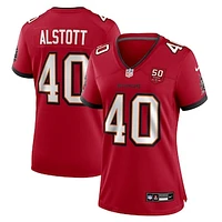 Women's Nike Mike Alstott Red Tampa Bay Buccaneers 50th Anniversary Team Game Jersey