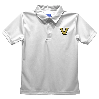 Youth Vive La Fete White Vanderbilt Commodores Solid Polo