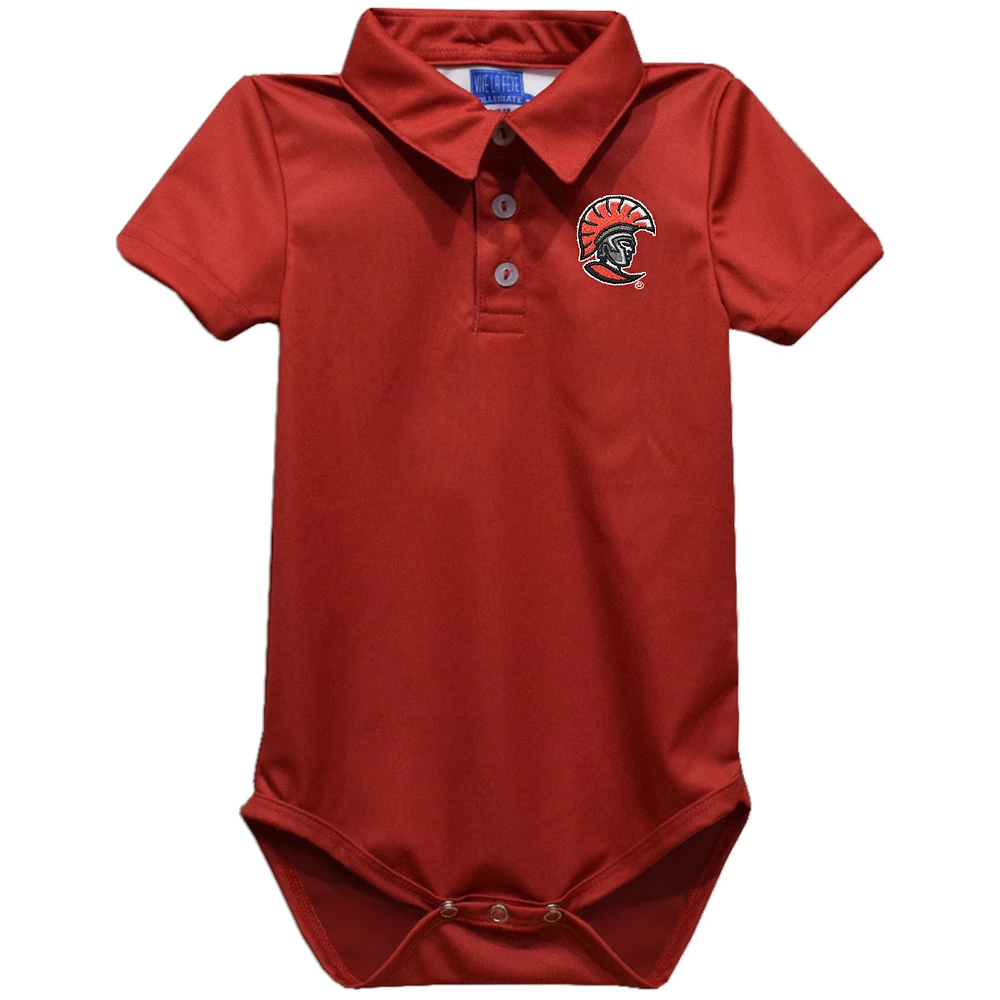 Infant Vive La Fete Red Tampa Spartans Polo Bodysuit