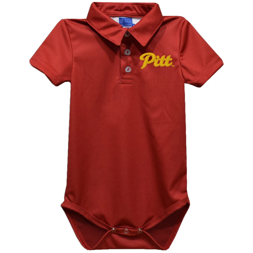 Infant Vive La Fete Crimson Pittsburg State Gorillas Polo Bodysuit