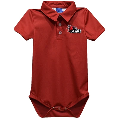 Infant Vive La Fete Red SEMO Redhawks Polo Bodysuit