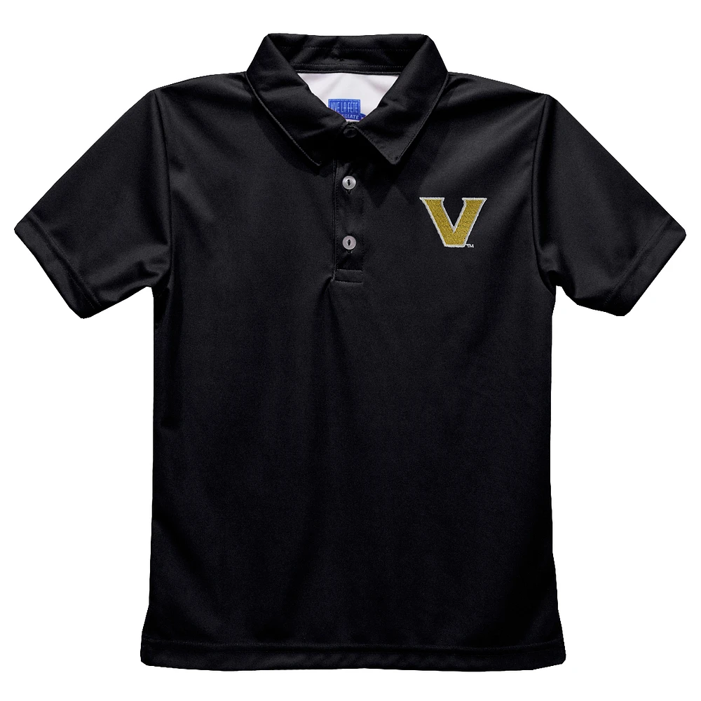 Toddler Vive La Fete Black Vanderbilt Commodores Solid Polo