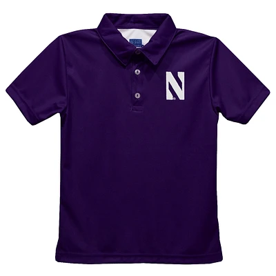 Toddler Vive La Fete Purple Northwestern Wildcats Solid Polo