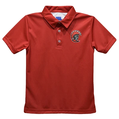 Youth Vive La Fete Red Tampa Spartans Solid Polo