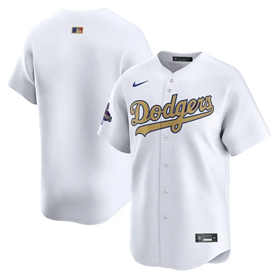 Men's Nike White Los Angeles Dodgers 2025 Gold Collection Limited Jersey