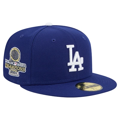 Men's New Era Royal Los Angeles Dodgers 2024 World Series Champions 59FIFTY Fitted Hat