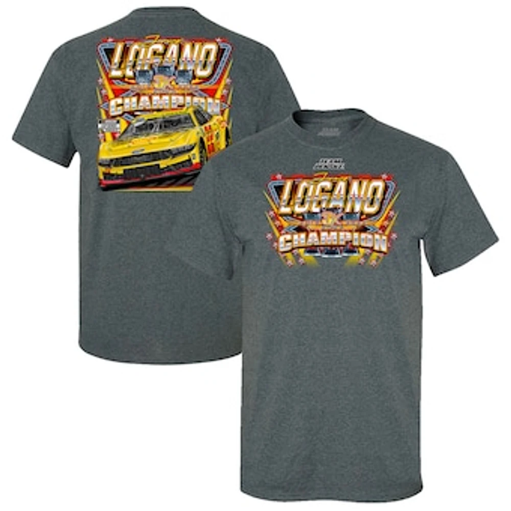 Men's Team Penske Heather Charcoal Joey Logano 2024 NASCAR Cup Series Champion Car T-Shirt