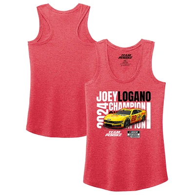 Women's Team Penske Red Joey Logano 2024 NASCAR Cup Series Champion Car Tank Top