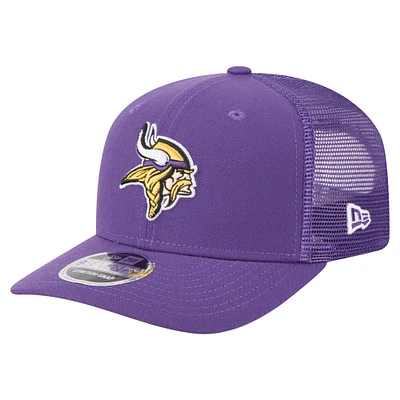 Men's New Era Purple Minnesota Vikings Team Collection 9SEVENTY Stretch-Snap Adjustable Hat