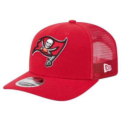 Men's New Era Red Tampa Bay Buccaneers Team Collection 9SEVENTY Stretch-Snap Adjustable Hat