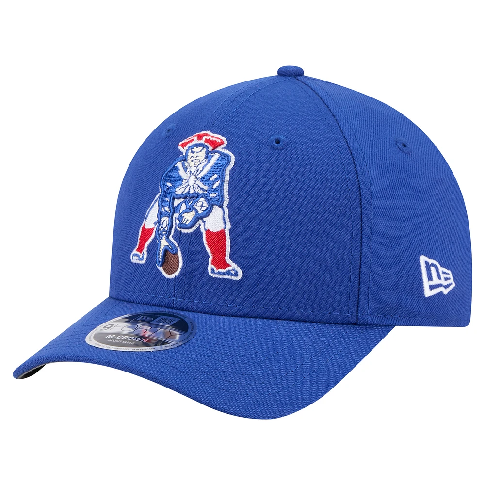 Men's New Era Royal New England Patriots Team Collection 9FORTY M-Crown Adjustable Hat