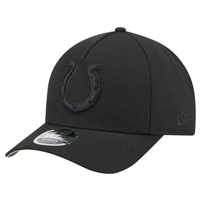 Men's New Era Black Indianapolis Colts Team Collection 9FORTY M-Crown A-Frame Adjustable Hat